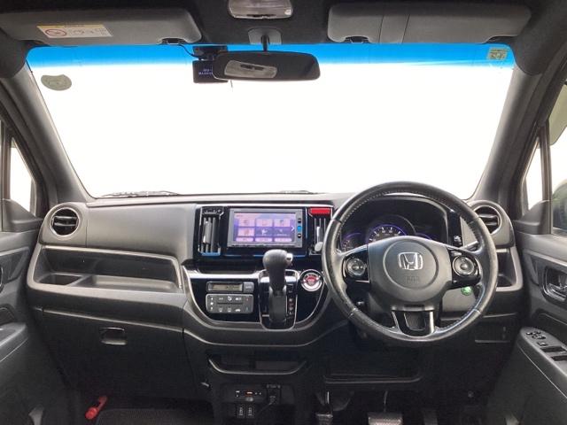 N-WGNカスタム G・Lパッケージ メモリーナビ ETC リアカメラ スマートキー&プッシュスタート ナビTV 記録簿 ベンチシ-ト バックモニター 地デジTV 盗難防止システム クルコン キーレスエントリー WSRS エアロ エアコン(2枚目)