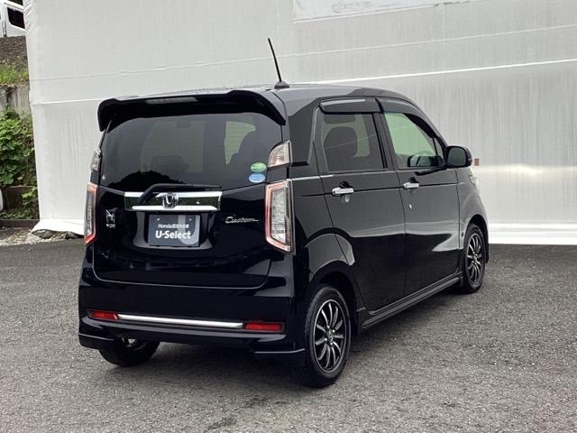 N-WGNカスタム G・Lパッケージ メモリーナビ ETC リアカメラ スマートキー&プッシュスタート ナビTV 記録簿 ベンチシ-ト バックモニター 地デジTV 盗難防止システム クルコン キーレスエントリー WSRS エアロ エアコン(9枚目)