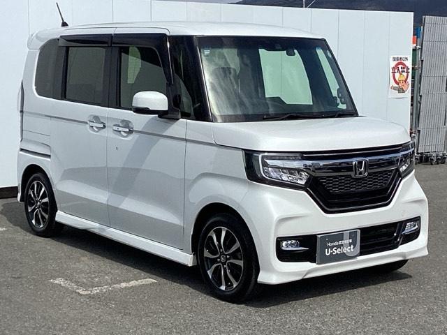 N-BOXカスタム G・Lホンダセンシング 地デジTV 整備記録簿 助手席エアバッグ キーレス アイドリングST セキュリティーアラーム スマ-トキ- リアカメラ ナビTV ETC 前車追従機能 サイドエアバッグ DVD(4枚目)