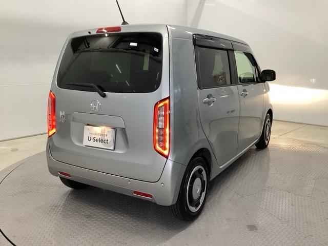 Ｎ－ＷＧＮ Ｌ　試乗車　メモリーナビ　ドラレコ　ＥＴＣ　Ｐセンサー　誤発進抑制　シートヒータ　バックカメラ　ベンチシート　盗難防止システム　ＡＢＳ　スマートキー　サイドカーテンエアバック　クルコン　オートエアコン（8枚目）
