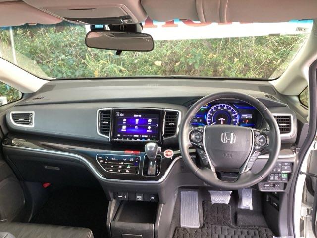 オデッセイハイブリッド ハイブリッドアブソルート・ホンダセンシング　純正メモリーナビ　パワーシート　ＥＴＣ　サイドカーテンエアバック　リアカメラ　Ｐシート　フルオートエアコン　ＡＢＳ　キーレス　ＶＳＡ　Ｗエアバッグ　ＬＥＤライト　３列シート　パワーウィンドウ　ナビＴＶ（2枚目）