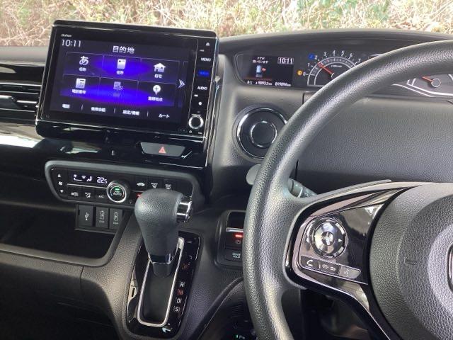 Ｎ－ＢＯＸカスタム Ｌ　純正ナビ　フルセグ　リアカメラ　両席エアバック　左右電動スライドドア　Ｂモニタ　ブレーキサポート　セキュリティー　ＬＥＤランプ　キーレスエントリー　ＳＲＳ　横滑り防止機能　ＤＶＤ再生機能　スマートキ（2枚目）