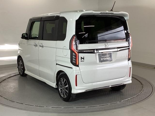 Ｎ－ＢＯＸカスタム Ｌ　純正メモリーナビ　ドラレコ　リアカメラ　両席エアバック　Ｂモニタ　ブレーキサポート　セキュリティー　ＬＥＤランプ　キーレスエントリー　記録簿　ＳＲＳ　横滑り防止機能　片側電動両側スライドドア　ＰＷ（27枚目）