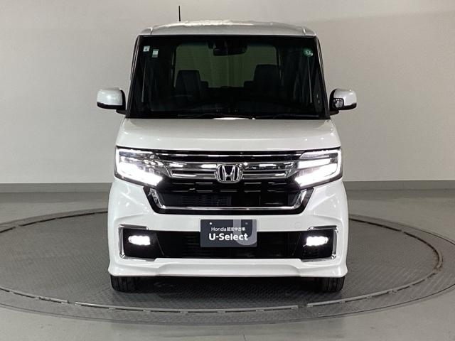 Ｎ－ＢＯＸカスタム Ｌターボ　メモリーナビ　ドラレコ　ＥＴＣ　リアカメラ　Ｗパワスラ　スマキ　プリクラッシュセーフティー　地デジ対応　後カメラ　シートＨ　ＥＳＣ　サイドエアバック　革シート　ＥＣＯＮ　ＵＳＢポート　ＤＶＤ再生可（7枚目）