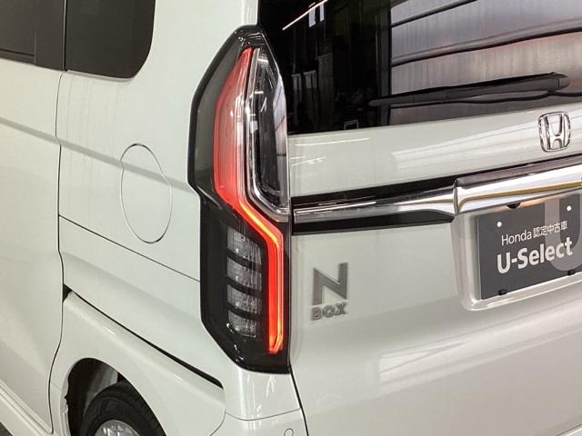 Ｎ－ＢＯＸカスタム Ｌターボ　メモリーナビ　ドラレコ　ＥＴＣ　リアカメラ　Ｗパワスラ　スマキ　プリクラッシュセーフティー　地デジ対応　後カメラ　シートＨ　ＥＳＣ　サイドエアバック　革シート　ＥＣＯＮ　ＵＳＢポート　ＤＶＤ再生可（28枚目）