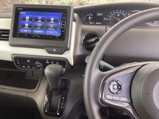 Ｎ－ＢＯＸ Ｇ　純正ナビ　フルセグ　リアカメラ　シティブレーキ　スマートキ－　セキュリティーアラーム　ＡＣ　ＤＶＤ再生可　キーフリー　ＬＥＤライト　クルコン　横滑り防止機能　Ｂカメラ　デュアルエアバッグ　ベンチシート（2枚目）