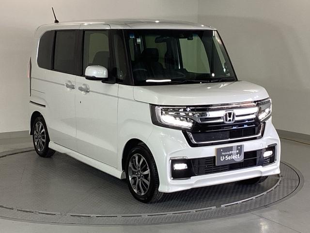 N-BOXカスタム L 純正メモリーナビ ドラレコ リアカメラ 両席エアバック 左右電動スライドドア Bモニタ ブレーキサポート セキュリティー LEDランプ キーレスエントリー 記録簿 SRS 横滑り防止機能 スマートキ(7枚目)