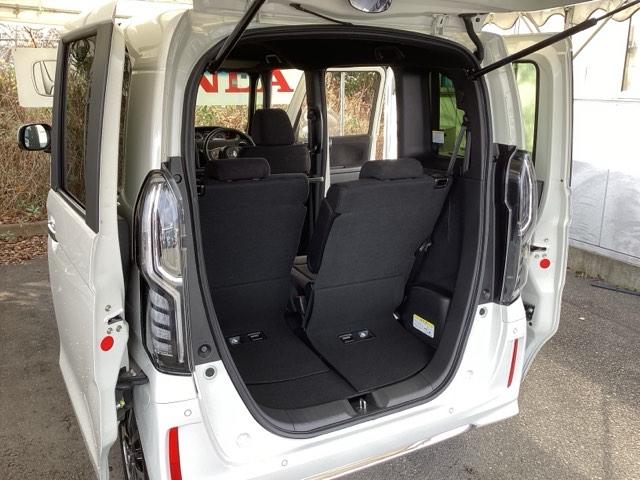 N-BOXカスタム L 純正メモリーナビ ドラレコ リアカメラ 両席エアバック 左右電動スライドドア Bモニタ ブレーキサポート セキュリティー LEDランプ キーレスエントリー 記録簿 SRS 横滑り防止機能 スマートキ(18枚目)