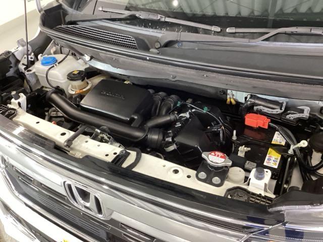 N-BOXカスタム L 純正メモリーナビ ドラレコ リアカメラ 両席エアバック 左右電動スライドドア Bモニタ ブレーキサポート セキュリティー LEDランプ キーレスエントリー 記録簿 SRS 横滑り防止機能 スマートキ(20枚目)