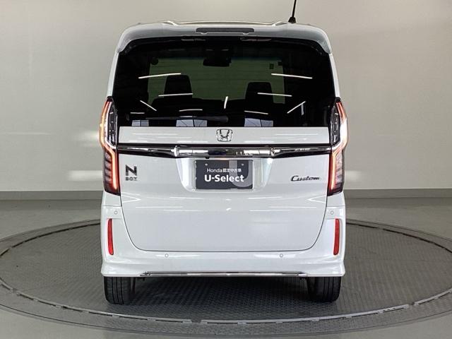 N-BOXカスタム Lターボ 純正メモリーナビ 両側電動スライドドア Wパワスラ スマキ プリクラッシュセーフティー 地デジ対応 後カメラ シートH ESC サイドエアバック ECON USBポート DVD再生可 Aクルーズ(9枚目)