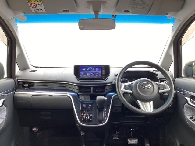 ムーヴ カスタムXハイパーSA メモリーナビ フルセグ ETC LEDヘッド 地デジ DVD再生 スマートキー キーレス ABS Wエアバック セキュリティー ナビ&TV 横滑防止装置 衝突軽減ブレーキシステム AUTOエアコン(2枚目)