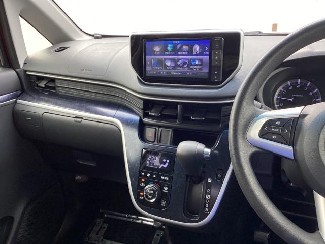 ムーヴ カスタムXハイパーSA メモリーナビ フルセグ ETC LEDヘッド 地デジ DVD再生 スマートキー キーレス ABS Wエアバック セキュリティー ナビ&TV 横滑防止装置 衝突軽減ブレーキシステム AUTOエアコン(6枚目)