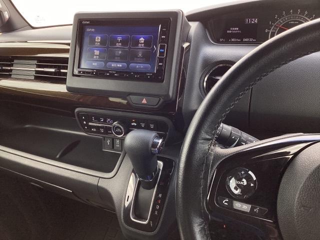 N-BOXカスタム L メモリーナビ ドラレコ ETC Pソナー 禁煙 サイドエアバッグ ナビTV Aストップ シートヒータ ベンチシート 点検記録簿 キーフリーシステム LEDライト リアカメ クルーズコントロール AC(2枚目)