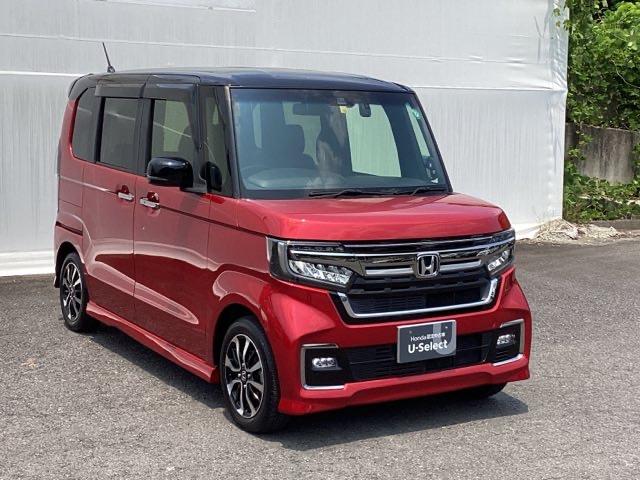 N-BOXカスタム L メモリーナビ ドラレコ ETC Pソナー 禁煙 サイドエアバッグ ナビTV Aストップ シートヒータ ベンチシート 点検記録簿 キーフリーシステム LEDライト リアカメ クルーズコントロール AC(7枚目)