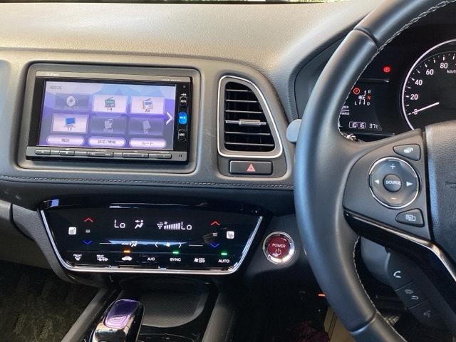 ヴェゼル ハイブリッドZ・ホンダセンシング 純正ナビ フルセグ リアカメラ レーダーサポート DVD再生機能 横滑り防止システム バックアイカメラ 盗難防止装置 シートヒーター付 スマ-トキ- ECOモード パワーウィンド サイドエアバッグ(2枚目)