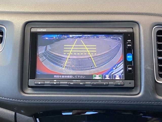 ヴェゼル ハイブリッドZ・ホンダセンシング 純正ナビ フルセグ リアカメラ レーダーサポート DVD再生機能 横滑り防止システム バックアイカメラ 盗難防止装置 シートヒーター付 スマ-トキ- ECOモード パワーウィンド サイドエアバッグ(12枚目)