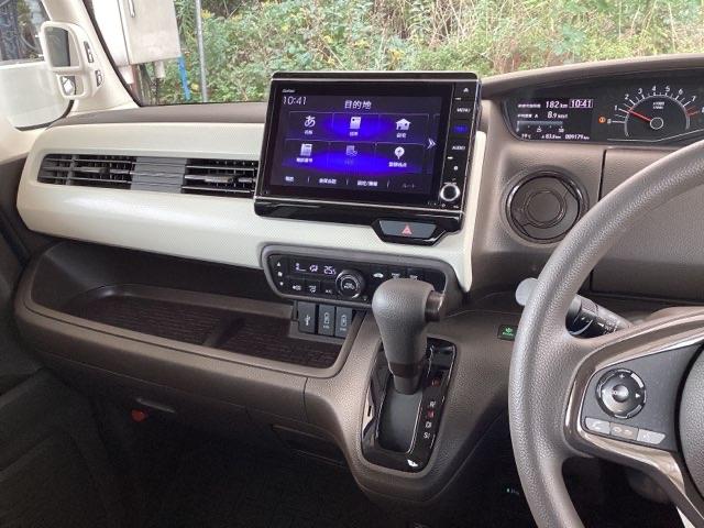 N-BOX EX メモリーナビ ドラレコ ETC クリソナ 衝突被害軽減装置 盗難防止装置 LEDヘッド フルセグTV パワーステアリング ABS キーレス スマートキー&プッシュスタート USB接続 DVD再生(6枚目)