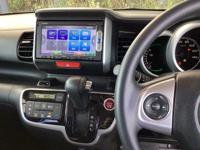 N-BOX GSSパッケージ 純正ナビ あんしんパッケージ リアカメラ W電動ドア ブレーキサポート ダブルエアバック TVナビ イモビ 1セグTV スマートキー&プッシュスタート DVD視聴可 ベンチシ-ト フルオートエアコン(2枚目)