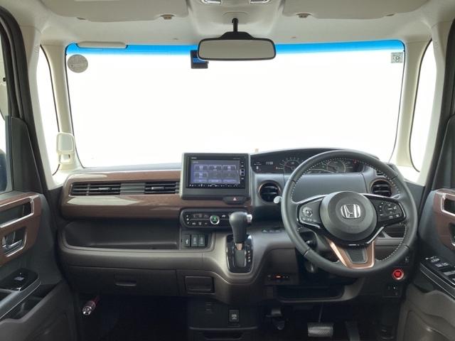 N-BOX G・Lターボホンダセンシングカッパーブラウンスタイル メモリーナビ ドラレコ ETC リアカメラ クルーズコントロール ABS LEDライト フルセグ ベンチシート DVD アイドリングストップ バックカメラ サイドエアバック スマートキー ターボ(2枚目)