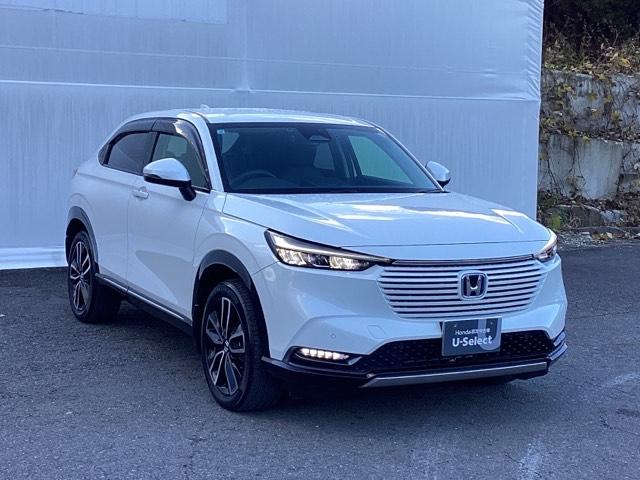 ヴェゼル e:HEVZ メモリーナビ ドラレコ ETC リアカメラ 衝突回避支援ブレーキ機能 スマキ Pトランク フルオートエアコン Dレコ エアバッグ 両席エアバック Rカメ 記録簿付 パワーウィンドウ LEDランプ(8枚目)