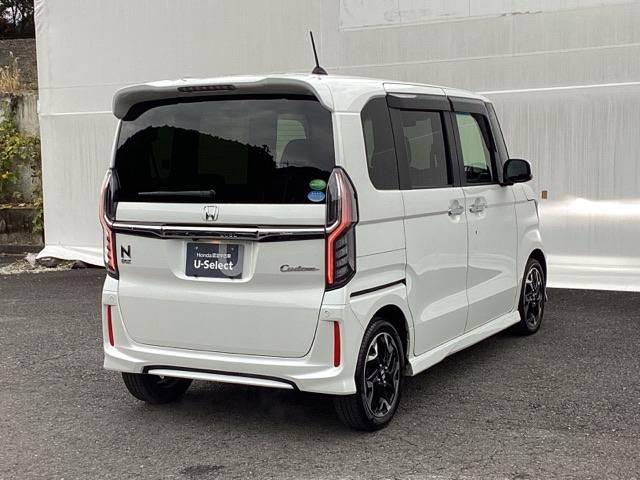 N-BOXカスタム G・Lターボホンダセンシング メモリーナビ ETC リアカメラ 両側PWスライドドア Bモニタ Iストップ セキュリティー 点検記録簿 USB接続 クルーズコントロール キーレスエントリー VSA ベンチS LEDランプ PW(9枚目)