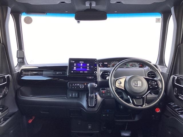 N-BOXカスタム Lターボ メモリーナビ ドラレコ ETC リアカメラ 地デジチューナー 衝突軽減ブレーキサポート LEDヘッドライ アイドリングS ターボエンジン PS カーテンエアバック シートヒータ エアバック USB(2枚目)