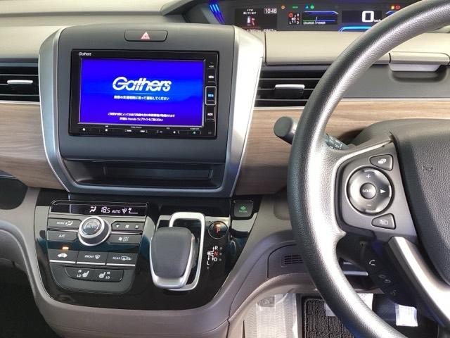 フリードハイブリッド ハイブリッド・Ｇホンダセンシング　純正メモリーナビ　ドラレコ　リアカメラ　軽減ブレーキ　キーフリーシステム　記録簿　ＤＶＤ再生可能　サイドカーテンエアバック　ＥＣＯＮ　後カメラ　Ａクルーズ　地デジフルセグＴＶ　ＬＥＤヘッドランプ（3枚目）