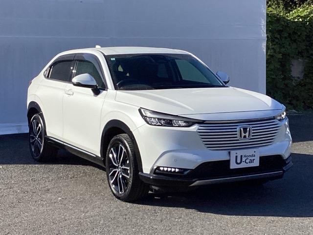 ヴェゼル e:HEVZ メモリーナビ ドラレコ ETC リアカメラ 衝突回避支援ブレーキ機能 スマキ Pトランク フルオートエアコン Dレコ エアバッグ 両席エアバック Rカメ 記録簿付 パワーウィンドウ LEDランプ(8枚目)