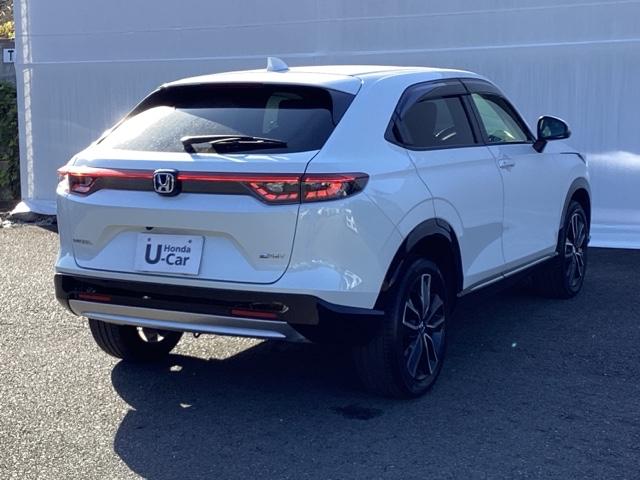 ヴェゼル e:HEVZ メモリーナビ ドラレコ ETC リアカメラ 衝突回避支援ブレーキ機能 スマキ Pトランク フルオートエアコン Dレコ エアバッグ 両席エアバック Rカメ 記録簿付 パワーウィンドウ LEDランプ(9枚目)