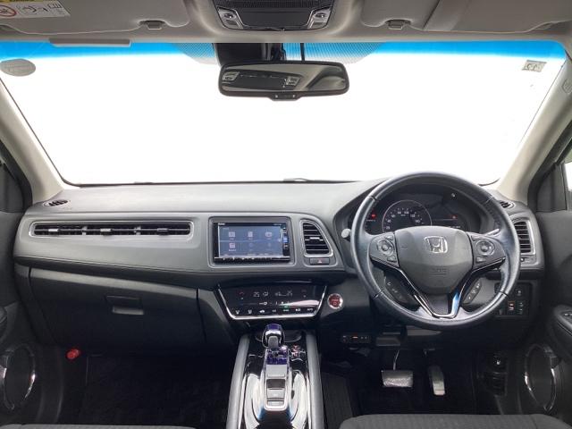 ヴェゼル ハイブリッドX・ホンダセンシング メモリーナビ リアカメラ ETC Aクルーズ Bモニ スマキー オートエアコン VSA LEDヘッドライト カーテンエアバッグ ABS パワーウィンドウ USB Wエアバッグ DVD再生 キーレス(2枚目)