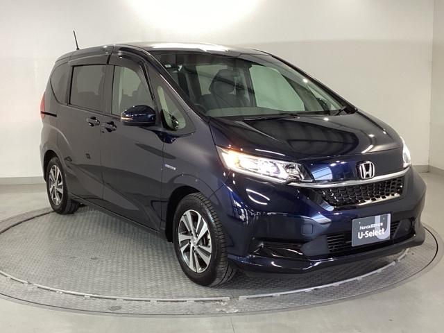 フリードハイブリッド ハイブリッド・Ｇホンダセンシング　純正ナビ　フルセグ　６人乗り　ＢＬＵＥＴＯＯＴＨ　車線逸脱防止　Ｗエアバッグ　ミュージックプレイヤー接続可　クルコン　ＤＶＤ再生　Ｒカメ　ドライブレコ　Ｓヒーター　ナビＴＶ　ＬＥＤライト　ＶＳＡ（7枚目）