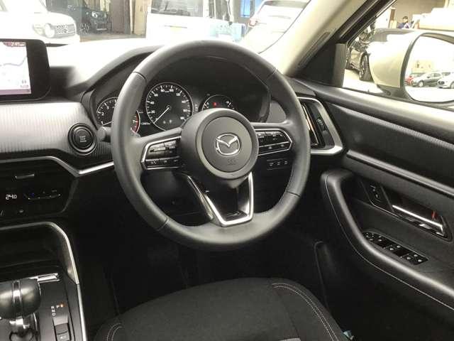 ＣＸ－６０ ２．５　２５Ｓ　Ｓパッケージ　ナビ　ＣａｒＰｌａｙ　全方位モニタ　ＥＴＣ　ＢＴ接続　フロントカメラ　オートマチックハイビーム　ＡＷ　キーフリー　ＵＳＢ　アイドリングストップ　盗難防止装置　地デジ　バックカメラ　横滑り防止装置（17枚目）