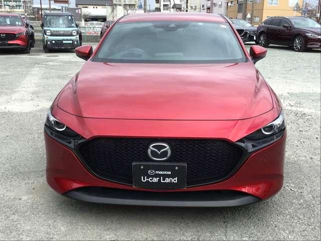 MAZDA3ファストバック 15Sツーリング 全方位モニター ETC レーダークルーズC フルセグテレビ アダプティブクルーズ コーナーセンサー ETC車載器 USB接続 LEDヘッド TV 横滑り防止システム イモビ エアコン アルミホイール(7枚目)