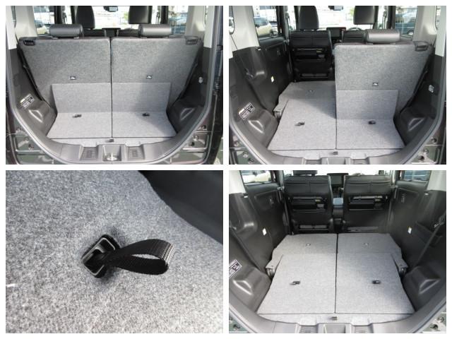 スペーシアカスタム ＨＹＢＲＩＤ　ＸＳターボ／オーディオレス／サポカー　デュアルセンサーブレーキサポートＩＩ　後席両側電動スライドドア　アイドリングストップ　デジタルメーター　電動パーキング　ステアリングヒーター　衝突安全ボディ　横滑り防止機能　盗難防止システム（46枚目）