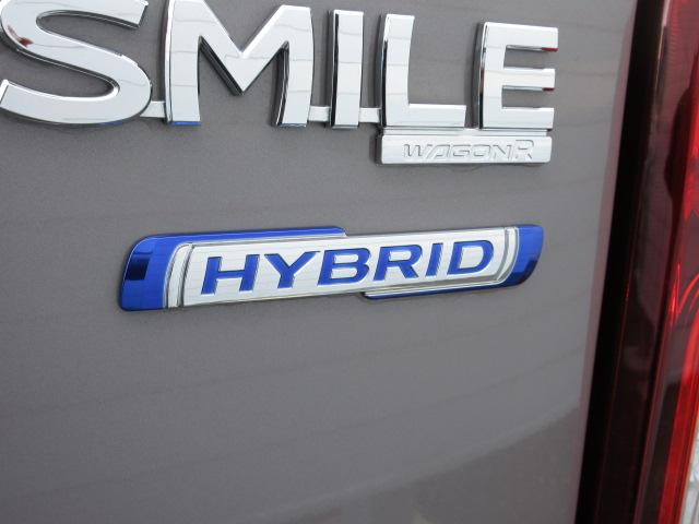 ワゴンＲスマイル ＨＹＢＲＩＤ　Ｓ　３型　スズキコネクト対応／サポカー　衝突安全ボディ　衝突被害軽減システム　全方位モニター付メモリーナビ　後席両側スライドドア左側電動　電動パーキング　オートライト　シートヒーター　盗難防止システム（8枚目）