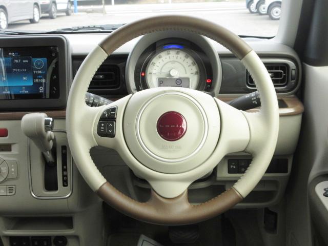 アルトラパンＬＣ Ｘ　５型／バックアイカメラ付ディスプレイオーデオ／サポカー　衝突安全ボディ　衝突被害軽減システム　アイドリングストップ　プッシュスタート　オートライト　オートエアコン　シートヒーター　本革ステアリング　アルミホイール　盗難防止システム（25枚目）