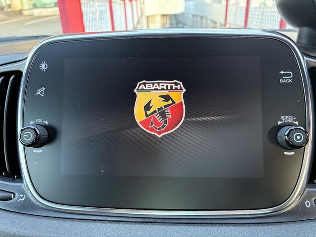 アバルト595 F595 レコードモンツァマフラー ETC ドラレコ Apple CarPlay(24枚目)