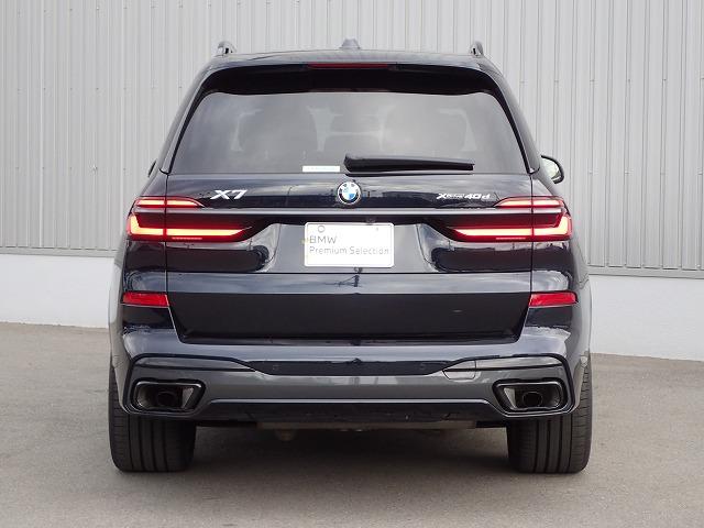 Ｘ７ ｘＤｒｉｖｅ　４０ｄ　Ｍスポーツ　認定中古車　全国２年保証　弊社デモカー登録車両　２２インチアルミホイル　スカイラウンジ　Ｂ＆Ｗサウンドシステム　衝突軽減ブレーキ　車線逸脱システム　レーンチェンジワーニング　追従式クルーズコントロール　ブラウンレザーシート（6枚目）