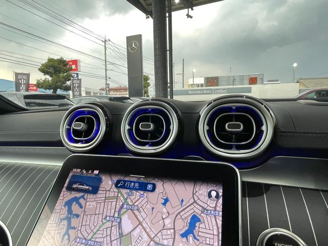 Ｃクラス Ｃ２２０ｄ　ラグジュアリー　春日店展示車　グラファイトグレー（メタリック）　ドライバーズパッケージ（10枚目）