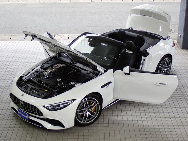 ＳＬ ＳＬ４３　ディーラー車　１オーナー　左ハンドル　ヘッドアップディスプレイ　ＡＭＧダイナミックプラス　レーダセーフティ　　ＡＭＧ２０ＡＷ　ブルメスター　ナッパレザー　シートヒーター＆ベンチレーション　エアスカーフ（51枚目）