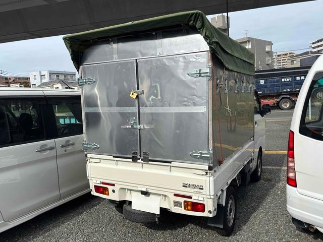 サンバートラック TB 軽トラック 幌付 5MT ETC バックカメラ エアコン 運転席エアバッグ 車検令和8年9月(6枚目)