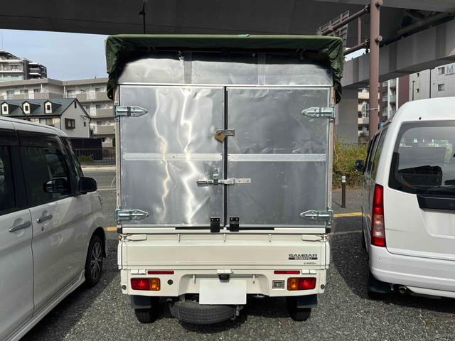 サンバートラック TB 軽トラック 幌付 5MT ETC バックカメラ エアコン 運転席エアバッグ 車検令和8年9月(8枚目)