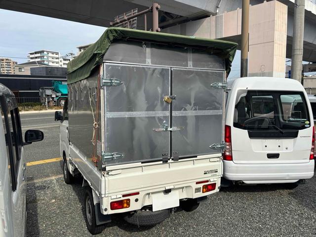 サンバートラック TB 軽トラック 幌付 5MT ETC バックカメラ エアコン 運転席エアバッグ 車検令和8年9月(9枚目)