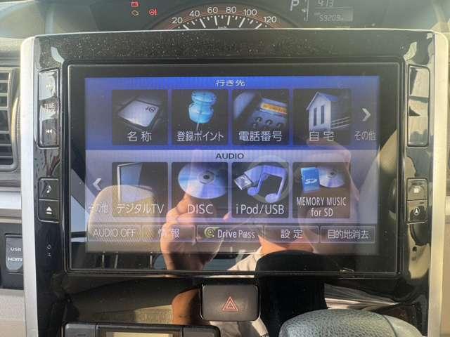 タント Ｘ　禁煙車　安全装置　横滑り防止装置　盗難防止装置　両側スライド片側電動ドア　純正ナビ　フルセグＴＶ　Ｂｌｕｅｔｏｏｔｈ　ＣＤ　ＤＶＤ　ＥＴＣ　アイドリングストップ　キーレス　スマートキー（6枚目）