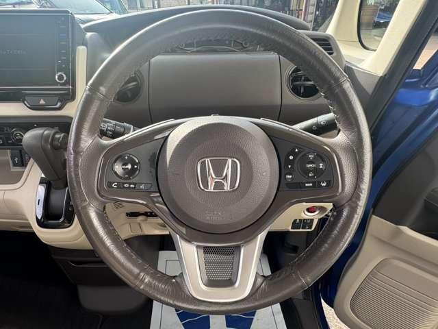 N-BOX G・Lホンダセンシング 安全装置 衝突軽減ブレーキ 横滑り防止装置 アクセル踏み間違い防止装置 純正ナビ Bluetooth接続 ETC 両側スライド片側電動ドア アイドリングストップ クルーズコントロール キーレス(9枚目)