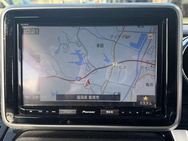 スペーシアカスタム ハイブリッドＸＳターボ　禁煙車　ナビ　フルセグＴＶ　ＤＶＤ再生　Ｂｌｕｅｔｏｏｔｈ　全方位カメラ　衝突軽減ブレーキ　横滑り防止　障害物センサー　両側電動スライドドア　シートヒーター　スマートキー（5枚目）