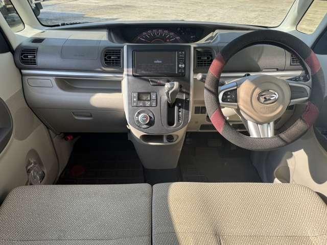 タント Ｘ　ＳＡ　禁煙車　ナビ　ワンセグＴＶ　Ｂｌｕｅｔｏｏｔｈ　ＤＶＤ再生　バｔクカメラ　衝突軽減ブレーキ　横滑り防止装置　アクセル踏み間違い防止装置　スマートキー　オートエアコン（2枚目）