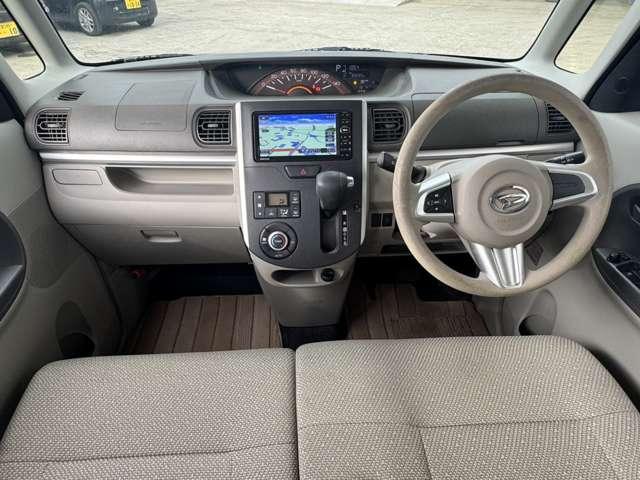 タント Ｘ　ＳＡＩＩ　禁煙車　ナビ　ワンセグＴＶ　ＣＤ　衝突軽減ブレーキ　横滑り防止装置　衝突安全ボディ　左側電動スライドドア　オートエアコン　ベンチシート　スマートキー（2枚目）