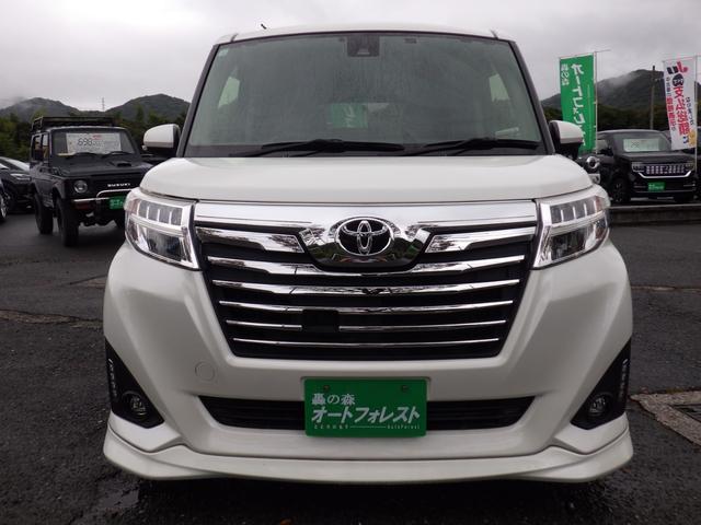 ルーミー カスタムＧ－Ｔ　純正メモリーナビ、地デジフルセグＴＶ、バックモニター、ＥＴＣ、Ｂｌｕｅｔｏｏｔｈオーディオ、インテリジェントキー、両側パワースライドドア、シートヒーター（6枚目）