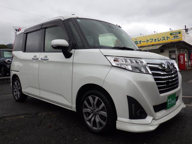 ルーミー カスタムＧ－Ｔ　純正メモリーナビ、地デジフルセグＴＶ、バックモニター、ＥＴＣ、Ｂｌｕｅｔｏｏｔｈオーディオ、インテリジェントキー、両側パワースライドドア、シートヒーター（7枚目）